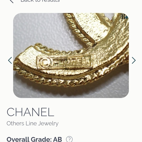 Chanel Vintage 1985 CC Logo Necklace Authentic Rare Gold-Tone - Picture 5 of 9